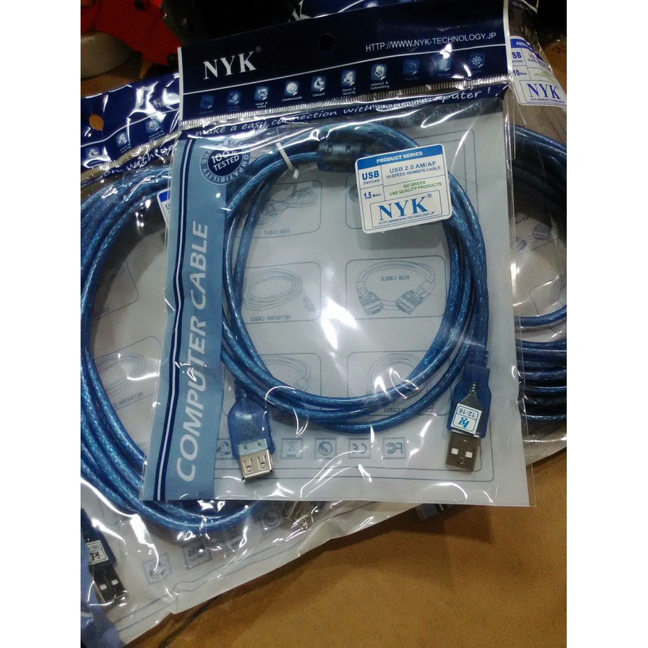 Kabel Usb Extension panjang 1,5 meter NYK