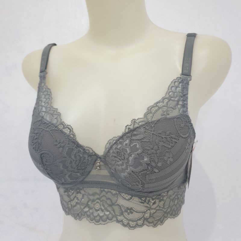 BRA | BH ELENA E24497 ORIGINAL | Busa Semi Tebal Renda Brokat Pakai Kawat Kait 2