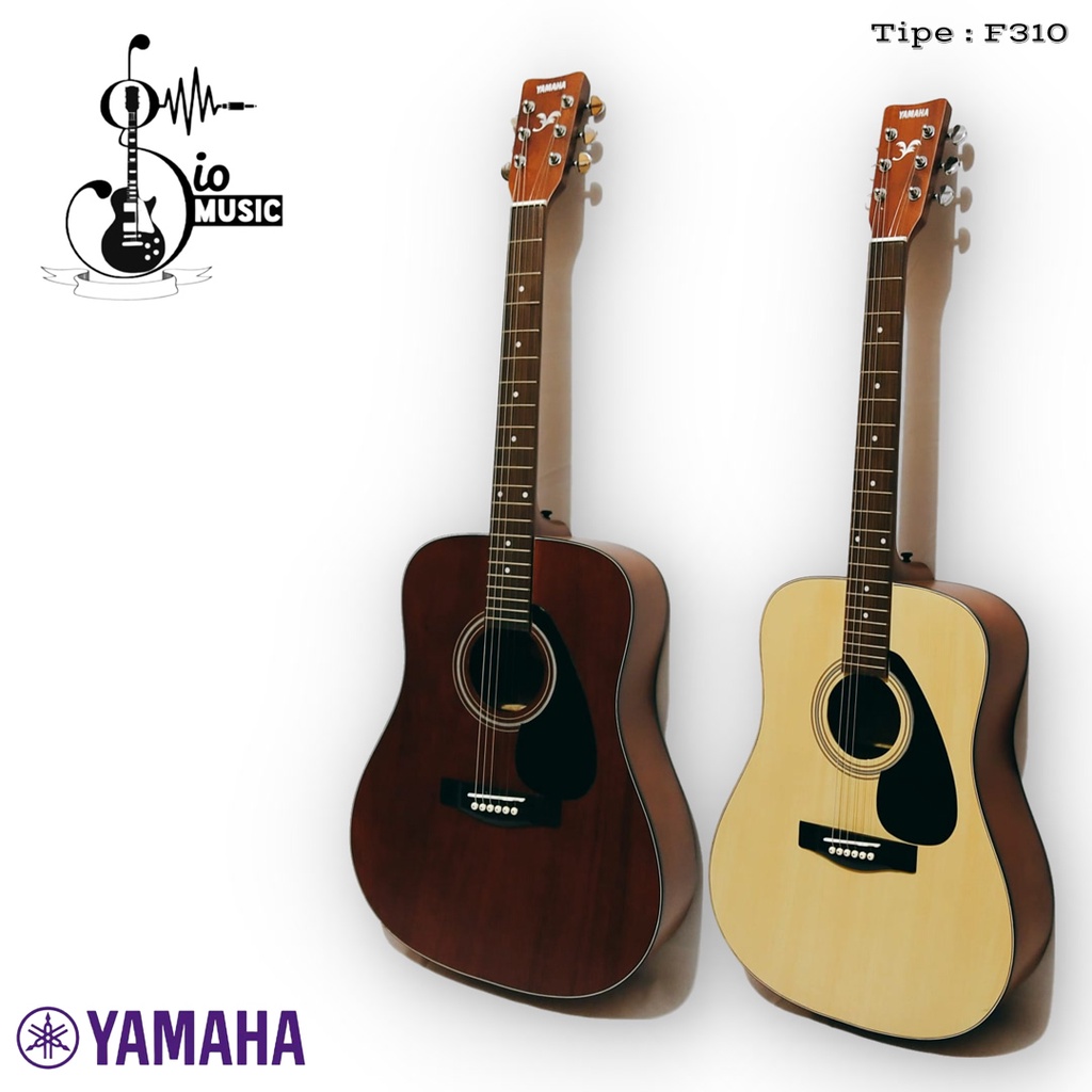 Gitar akustik elektrik Yamaha F310 Bonus lengkap kualitas tanam besi bahan best premium