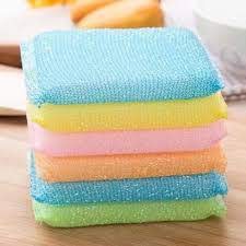 Sponge cuci piring warna warni