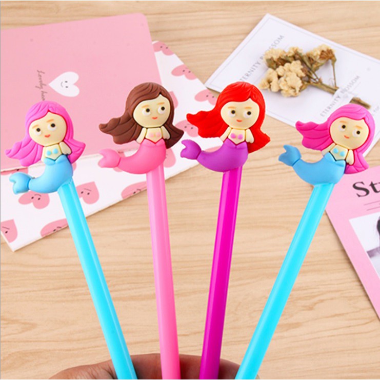 

MasterBag - Pena Bentuk Mermaid Gel Pen / Ballpoint Sekolah / Pena Import