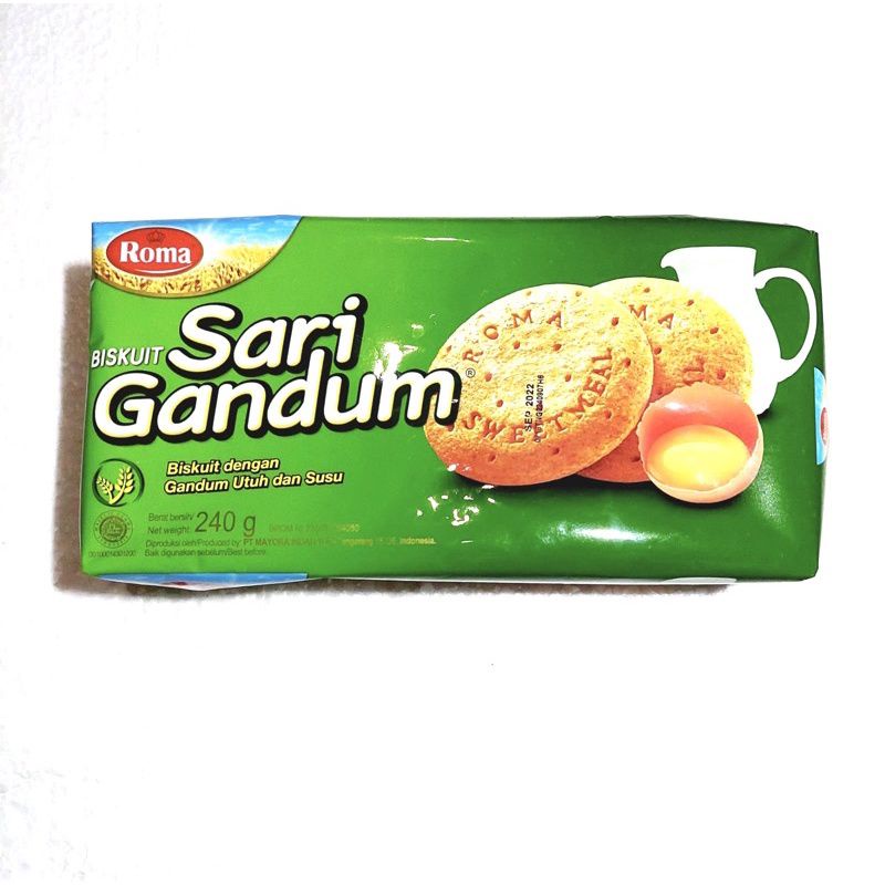 Jual Roma Sari Gandum / Roma Biskuit Sari Gandum 240g | Shopee Indonesia