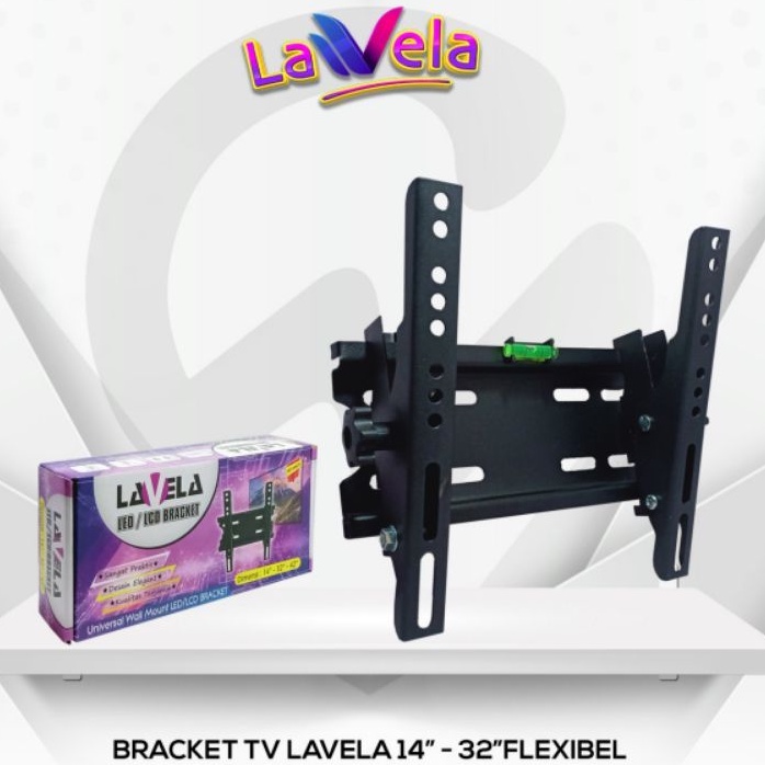 Bracket TV LCD LED VIPER LAVELA PELOR 14&quot;-32&quot; braket dinding tembok mudah dirakit