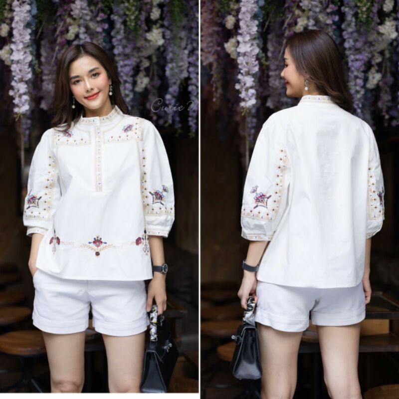 Atasan Blouse Cutie Minute Import Original Bangkok