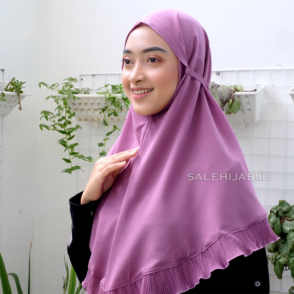 BERGO MARYAM TALI PLISKET DIAMOND PREMIUM || JILBAB INSTAN PLEATED DIAMON-1
