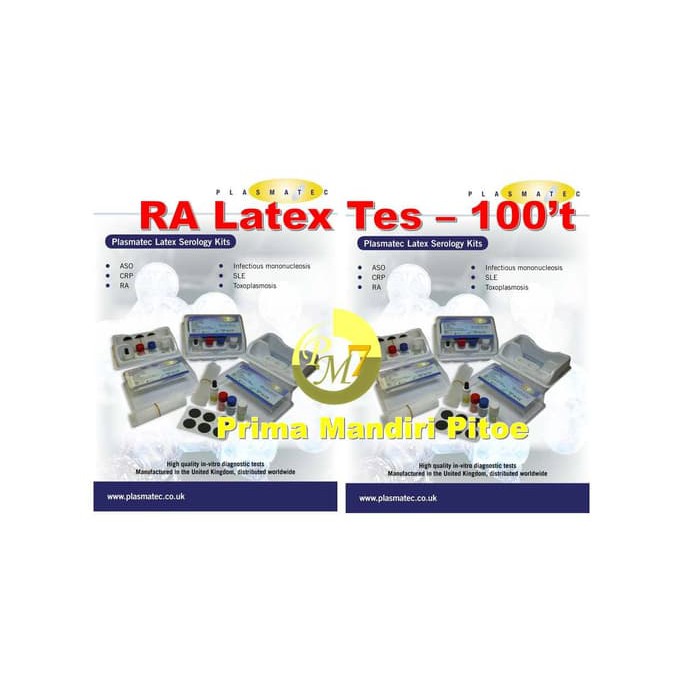 Jual RA LATEX TEST Kemasan 100 test PLASMATEC Shopee Indonesia