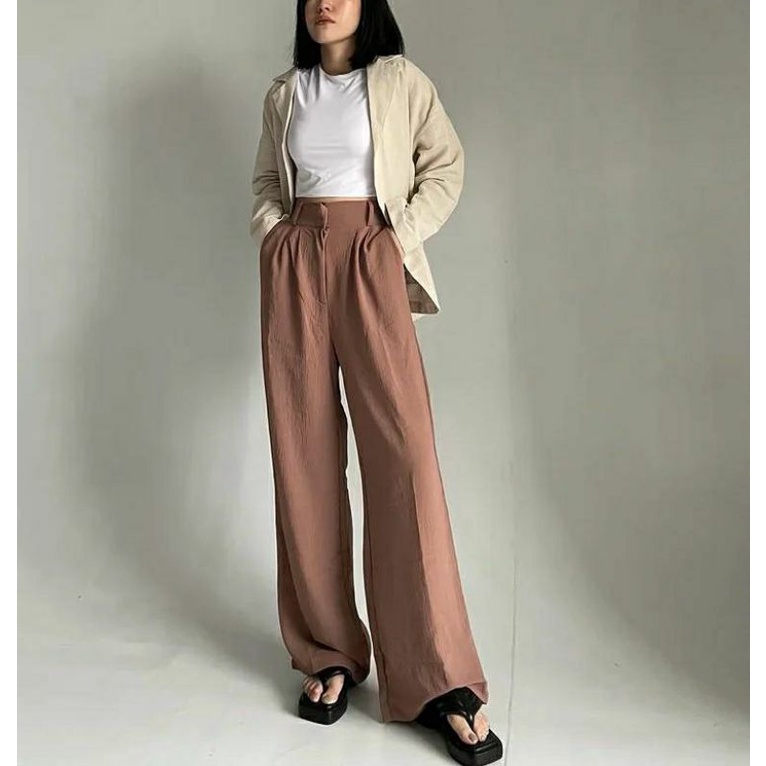 Mara Pants Kulot Rayon Crinkle