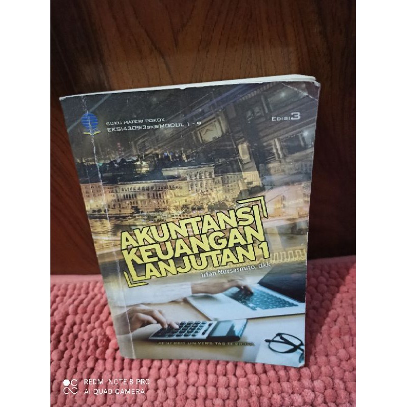 Modul UT EKSI4309 Akuntansi Keuangan Lanjutan 1