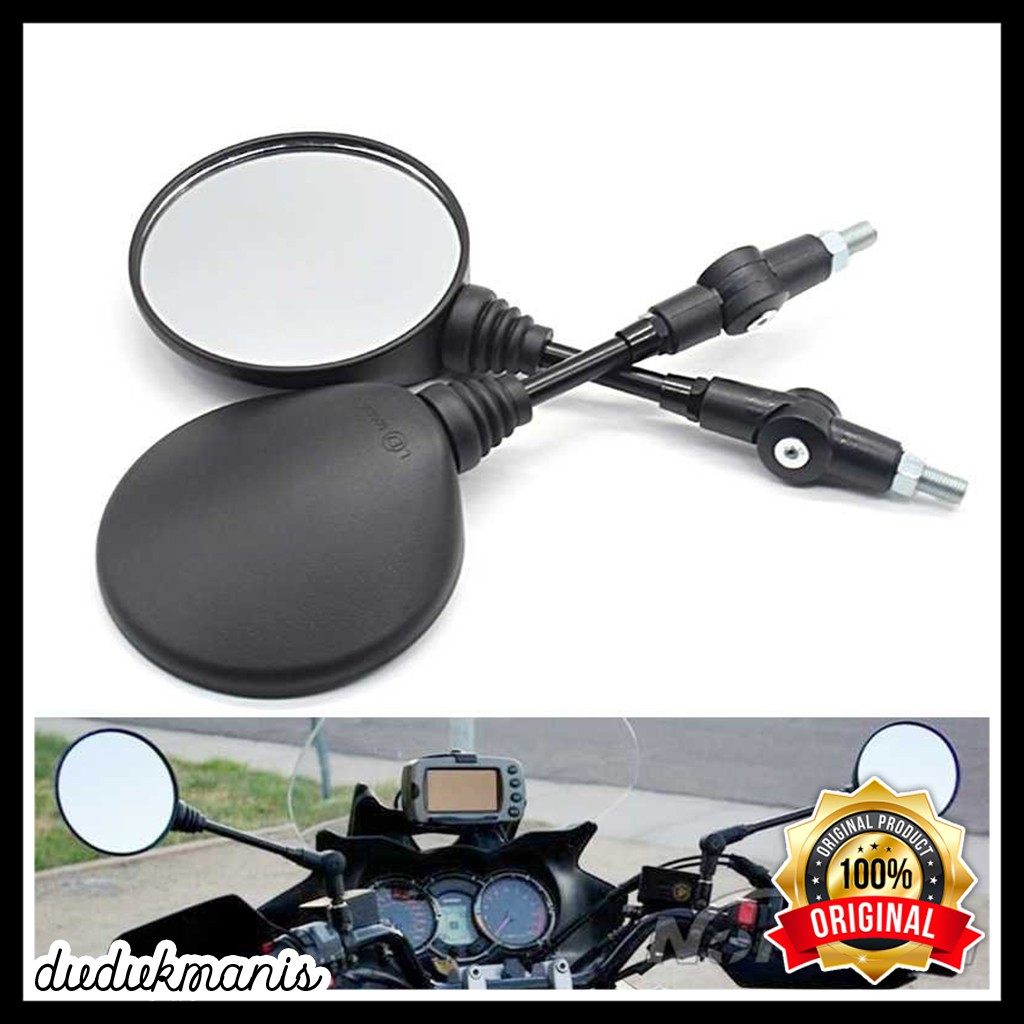 Kaca Spion Motor Spion Bulat Kaca Spion Sepeda Motor HOB-080
