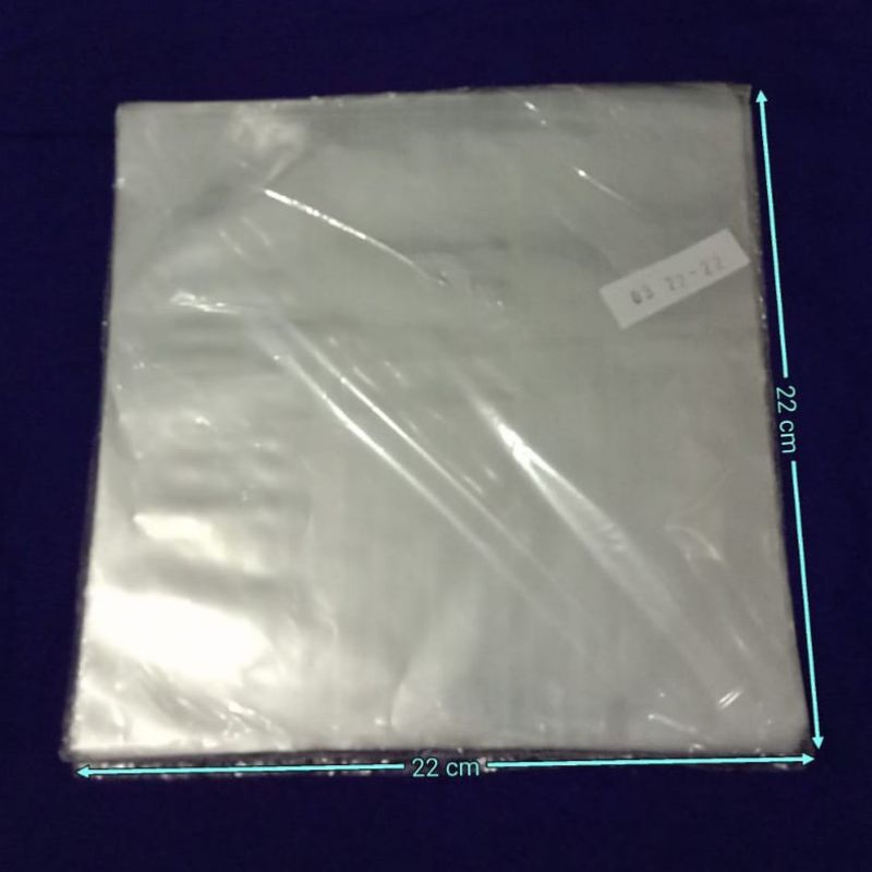 

Plastik Jajan. Lembaran/satu sheet, Ukuran 22 x 22 cm