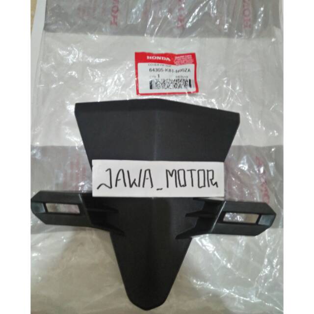 Cover tameng plat nomer depan all new beat fi 2017 original