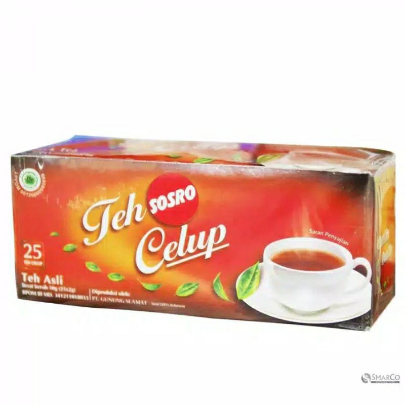 

teh celup Sosro isi 25 pcs