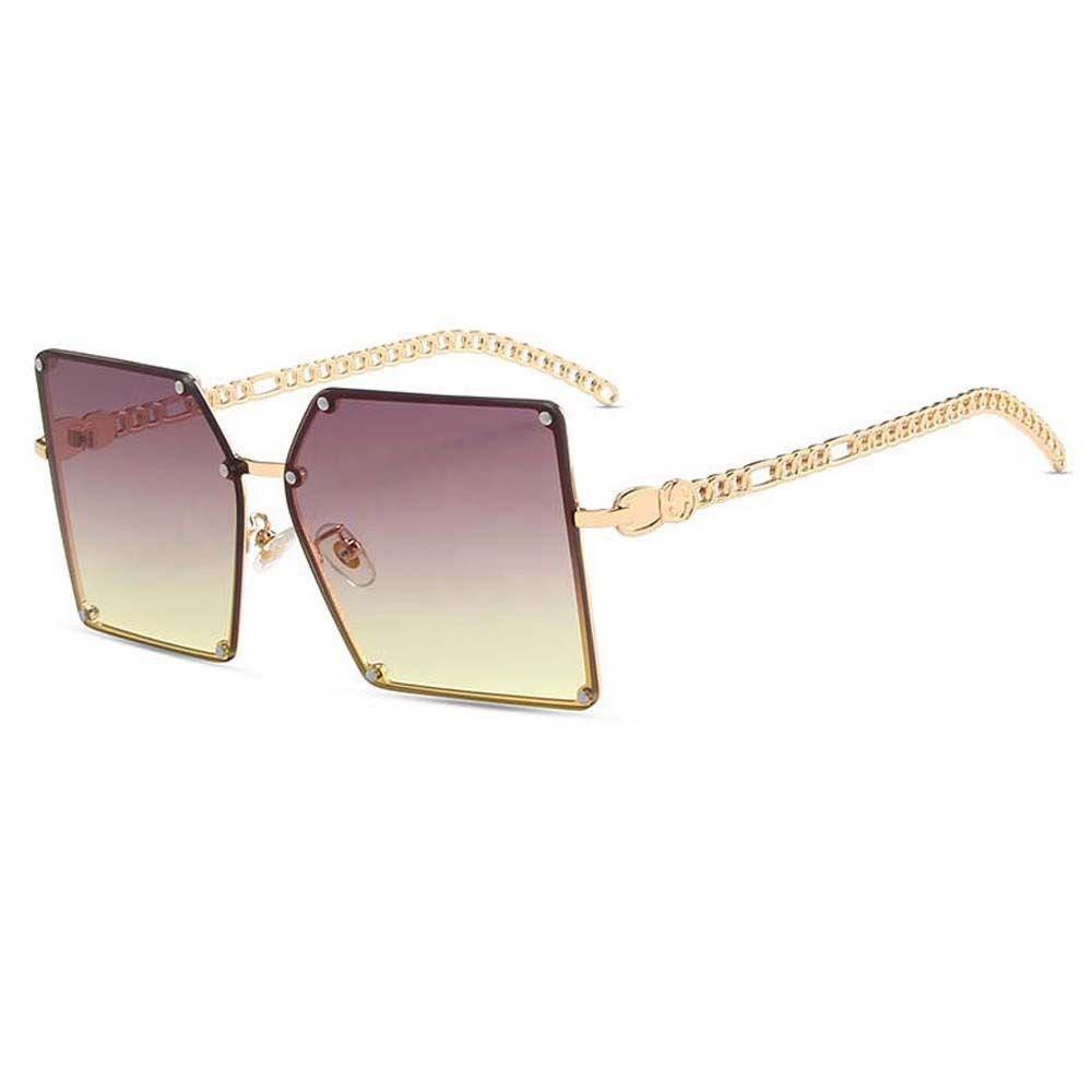 Mxbeauty Kacamata Hitam Wanita Elegan Fashion Pink Oversized Hitam Kotak Korean Sun Glasses