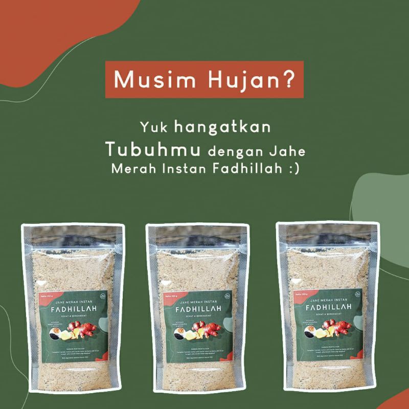 

JAHE MERAH / MINUMAN HERBAL / FADHILLAH