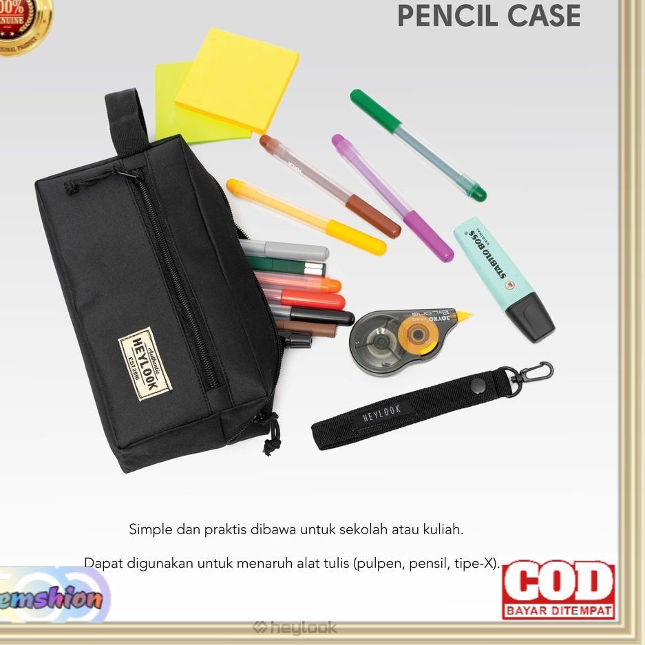 

Best Seller.. TEMPAT PENSIL KOTAK PENSIL PENCIL CASE SEKOLAH KULIAH KANTOR KERJA HEYLOOK