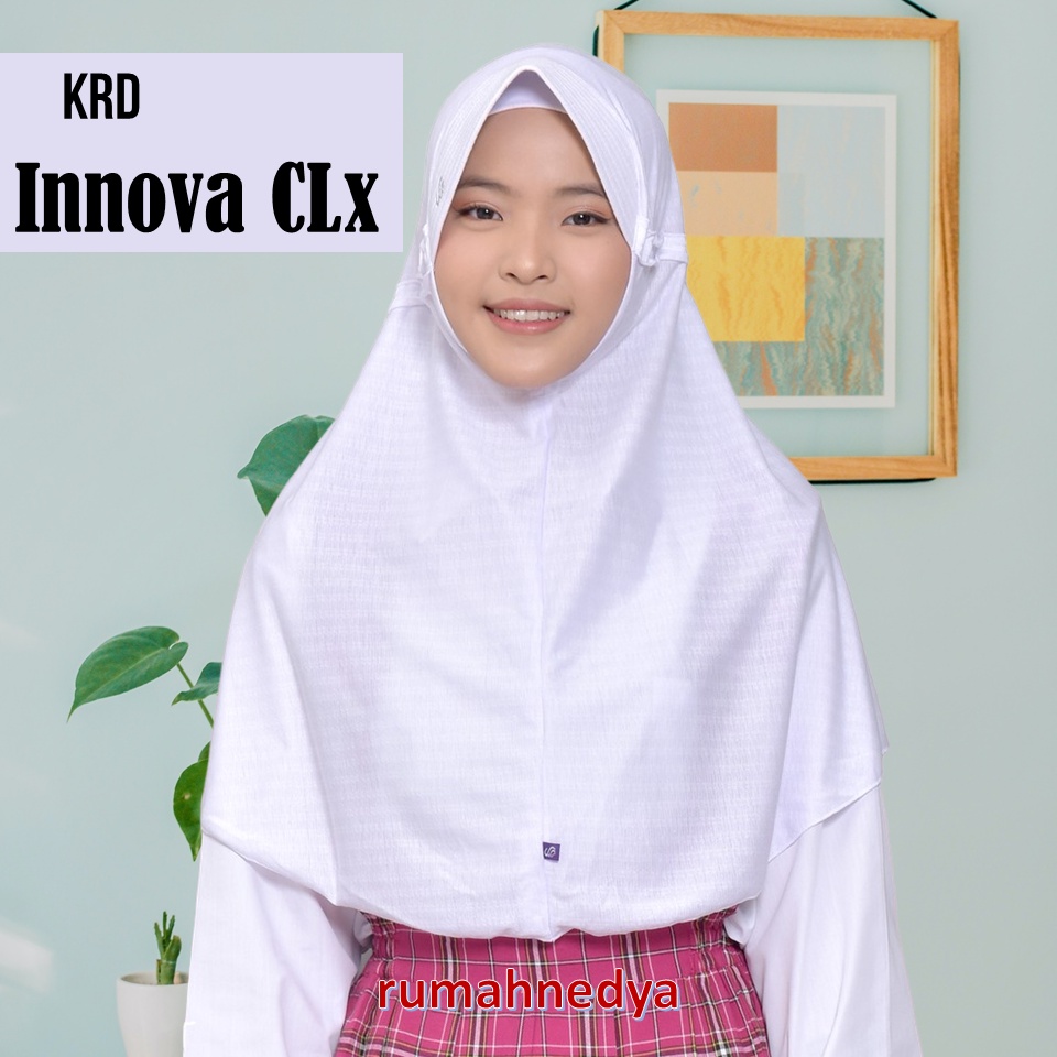 Jilbab Rabani Asli Sekolah An Innova CLx Hijab Rabbani Ori Polos