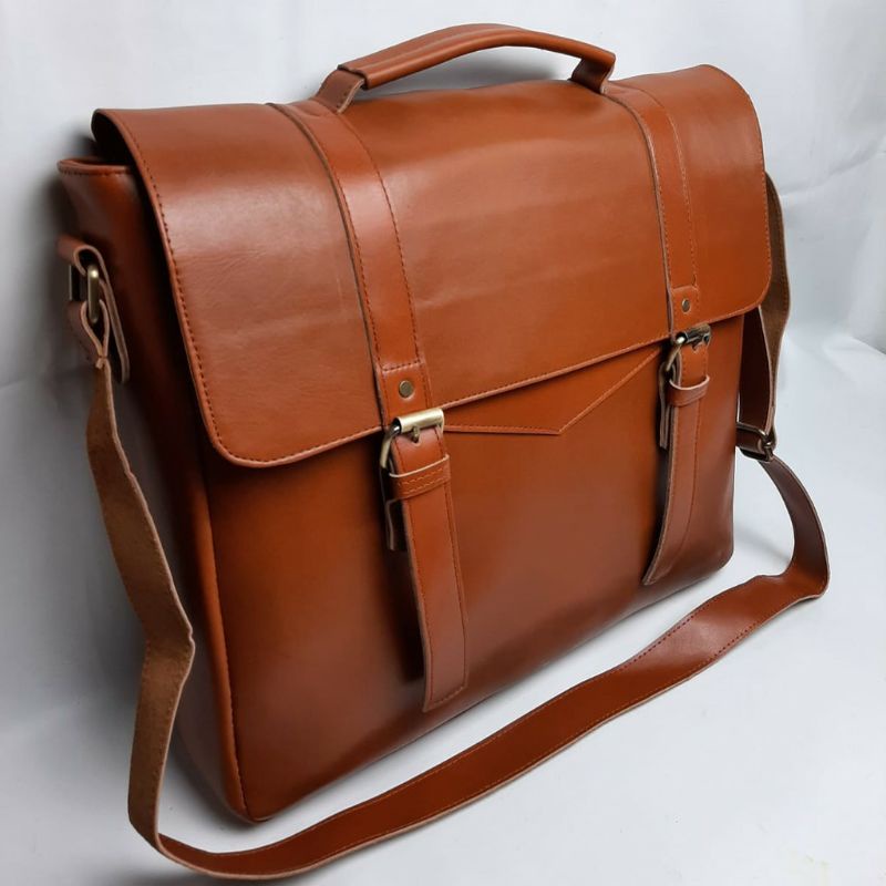 TAS LAPTOP KULIT PREMIUM FULL UP ASLI GARUT