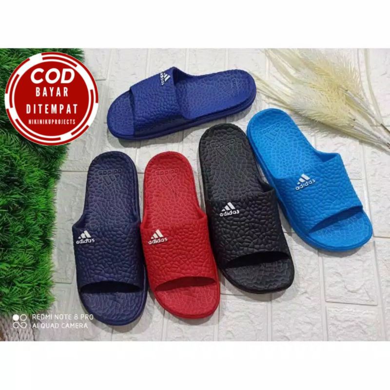SANDAL KARET TRENDY / SELOP ADIDAS COWOK