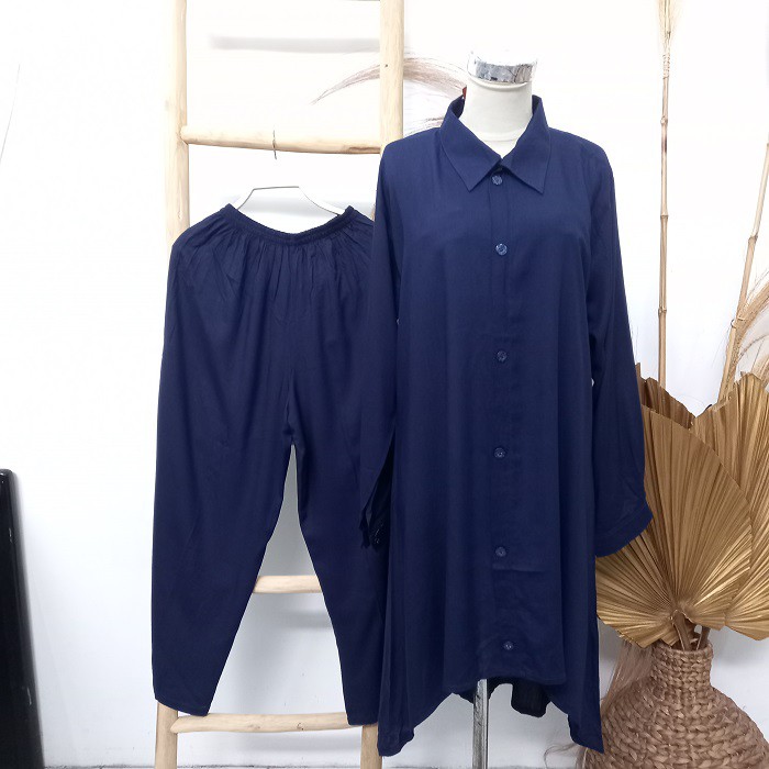 Bisa COD | Setelan Wanita Outer - Setelan Andin - Pakaian Wanita Terbaru Bahan Rayon Premium