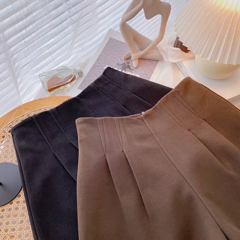 JT - 323001 HIGHWAIST PANTS WIDE LEG CELANA PENDEK HOT PANTS LMB HIGHWAIST HW KOREAN STYLE CELANA ELEGANT