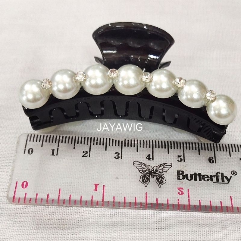 Jepit Rambut Mutiara 6cm Jepitan Rambut Korea Motif Mutiara