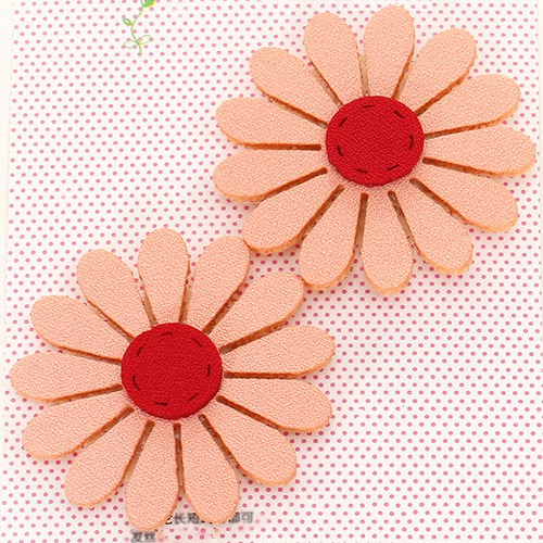 LRC Aksesoris Rambut Fashion Plum Red Flower Decorated Color Matching