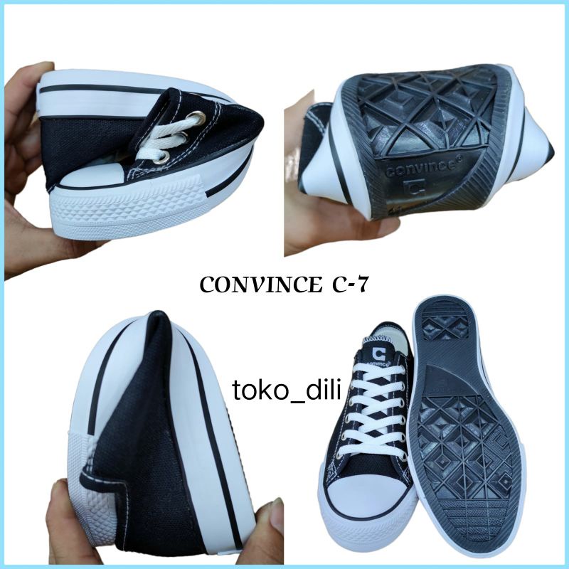 SEPATU °CONVINCE° BAHAN BERKUALITAS IMPORT.size: 37/43