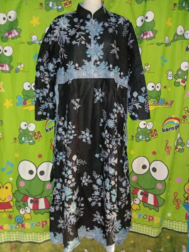 Couple Batik Keluarga || Setelan Couple Batik Ayah Ibu Anak Cewek