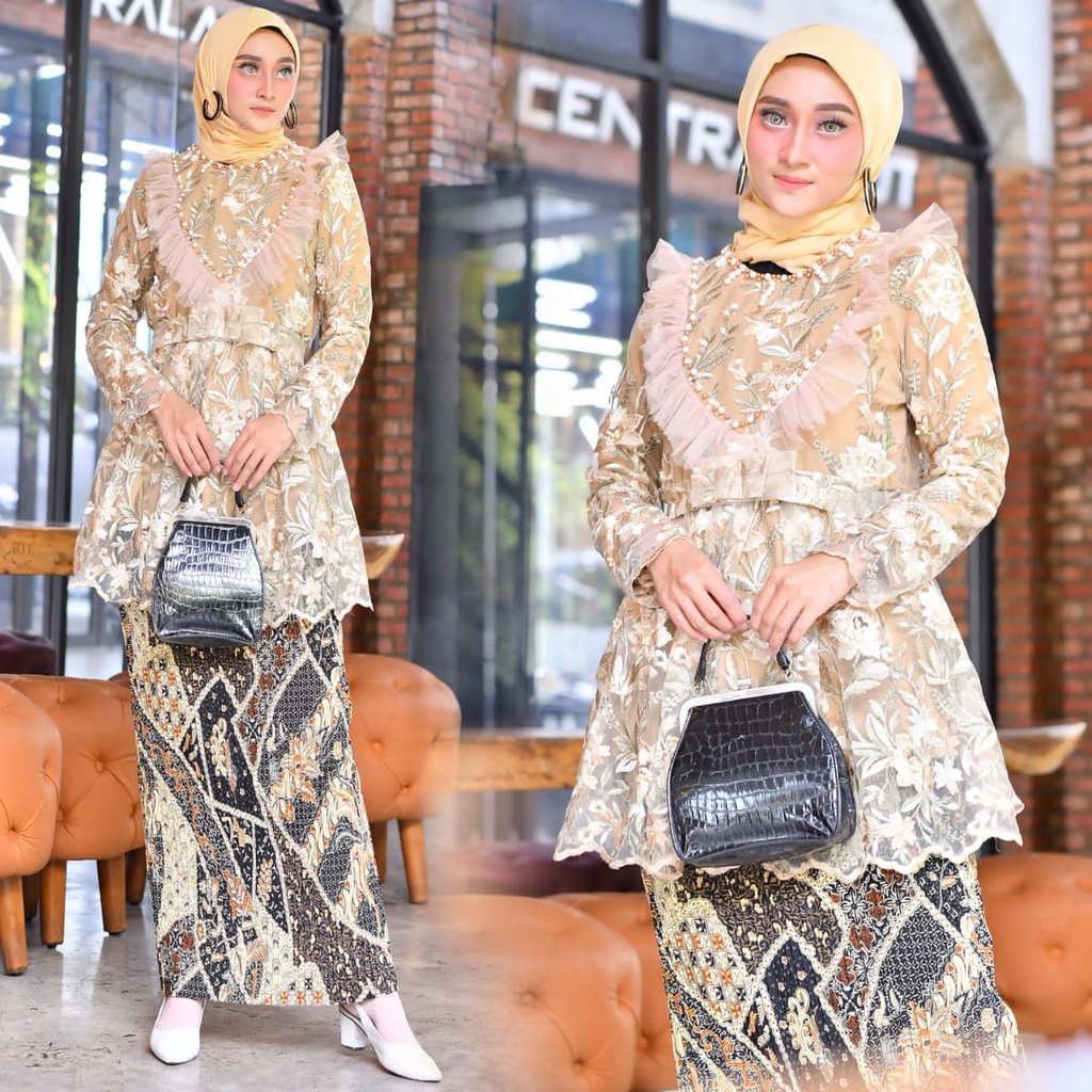 SET TUNIK NAURA / SET KEBAYA PESTA / SET KEBAYA KONDANGAN / SET KEBAYA WISUDA / SET KEBAYA MODERN / 