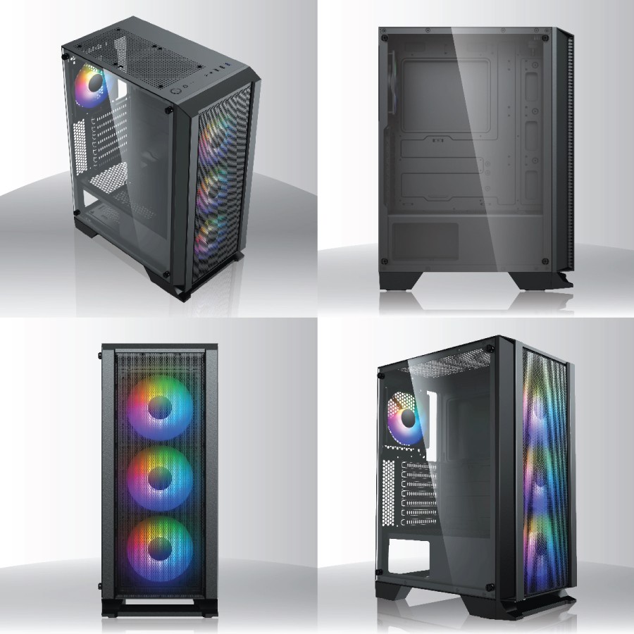 Casing Infinity Nebula V4 ATX Gaming PC Case