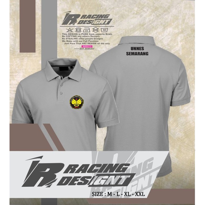 ( HOT ITEM } Poloshirt / Kaos Polo Unnes Semarang Terbaru Kualitas Distro -IR