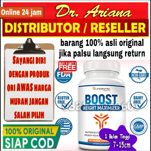 Obat Peninggi Badan Cepat Boost Height Maximizer Vitamin TInggi Badan