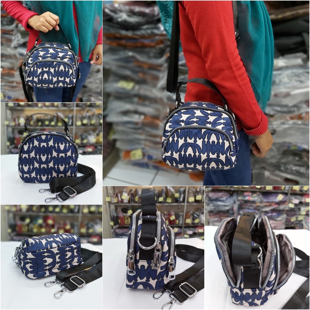 Tas import selempang mini parasut berkualitas