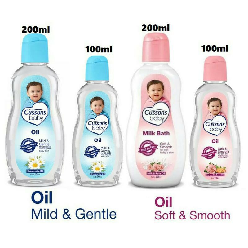 Cussons Baby Oil / Cusson oil Minyak bayi / minyak bayi Cussons / Baby Oil Cussons  50+50ml , 100+100ml