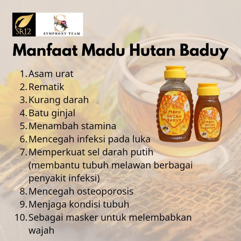 

madu hutan baduy sr12