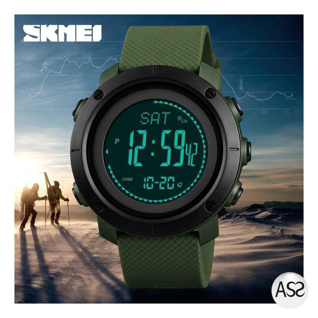 ASS Shop - SKMEI Jam Tangan Digital Sporty Pria Pedometer Calorie Compass - 1427