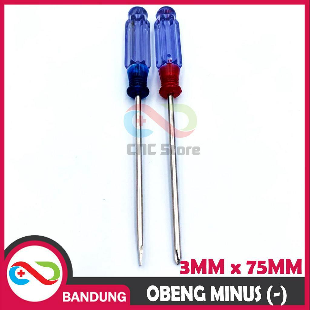 OBENG KECIL MINI 3MM 75MM MAGNET MINUS