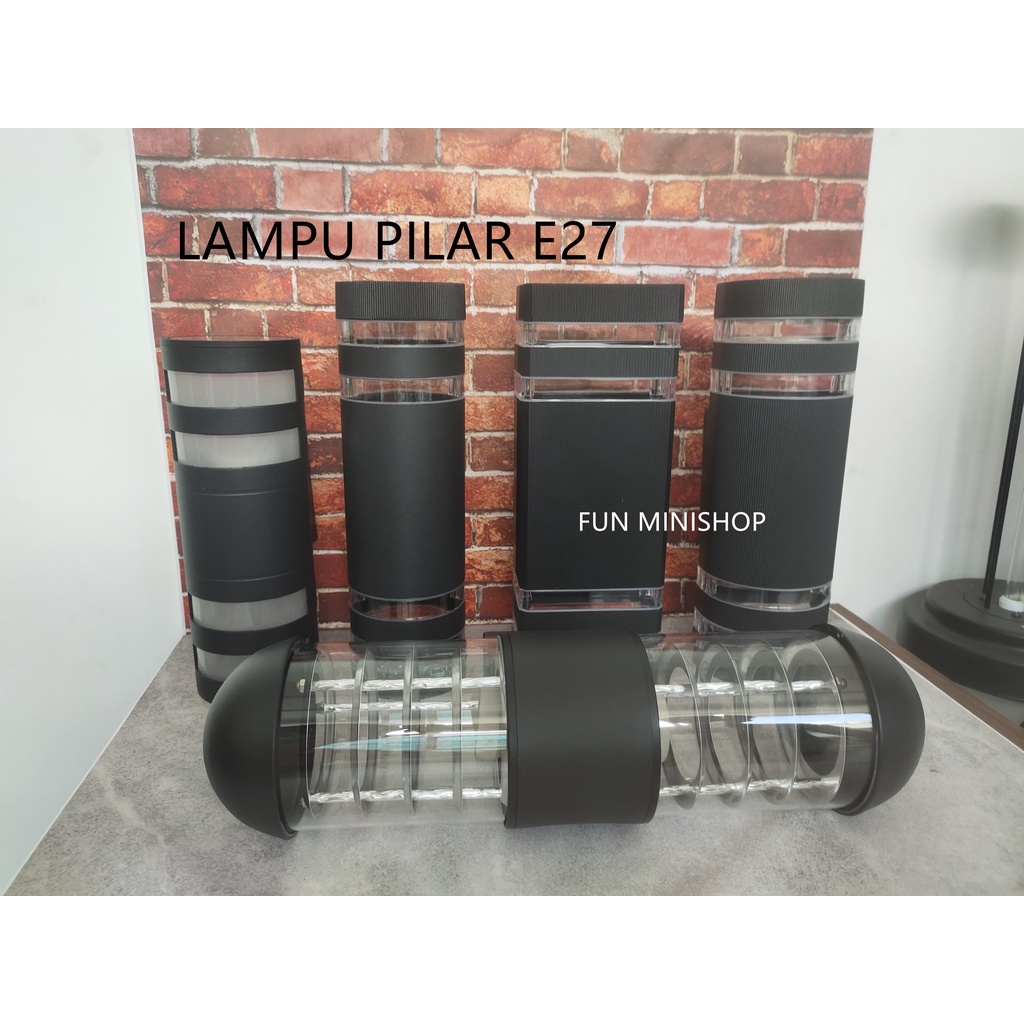 Lampu Dinding Pilar Minimalis Lampu Pilar Taman Pilar/Lampu Dinding Tempel/Lampu Dekorasi Outdoor