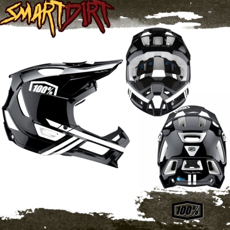 HELM SEPEDA MTB DOWNHILL 100% TRAJECTA. HELM MTB 100% TRAJECTA ORI
