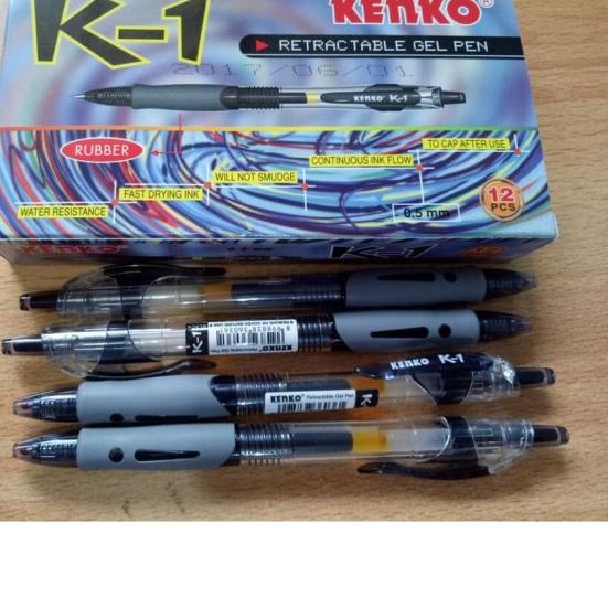 

☻ Pulpen Kenko K1 (Hitam/Biru)(Lusin) - Hitam ♬