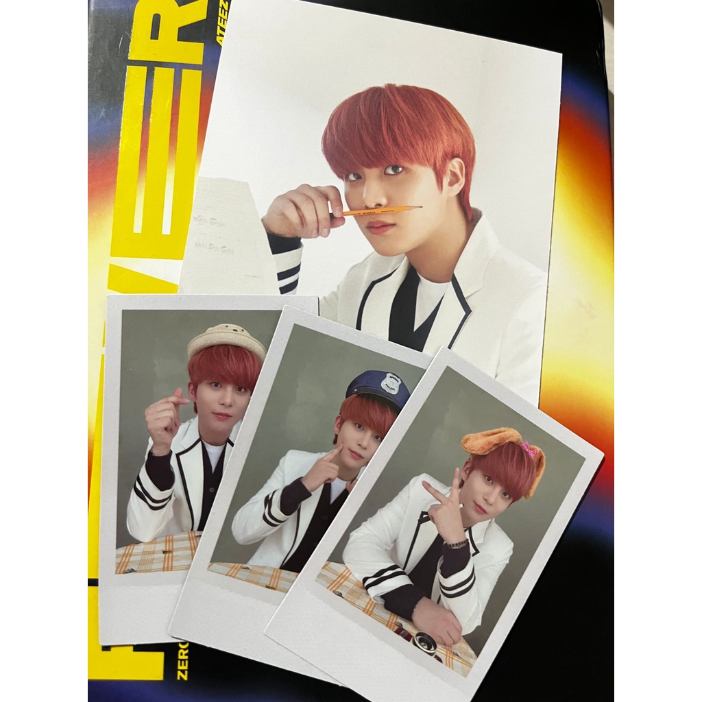 Jongho 2nd Fankit ATEEZ Polaroid Photocard PC