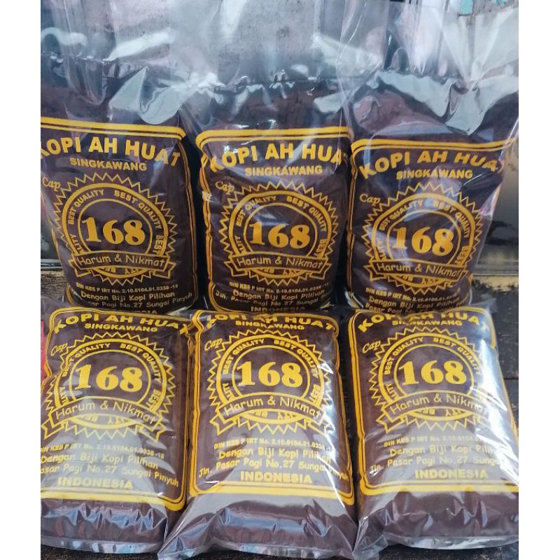 

Kopi 168 Bubuk Asli Kalimantan Singkawang 1 kg