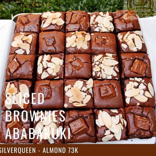 

PROMO 9.9 Brownies Fudgy / Fudge Sliced (20x20 cm) Brownies Sekat Panggang Coklat - Ababakuki