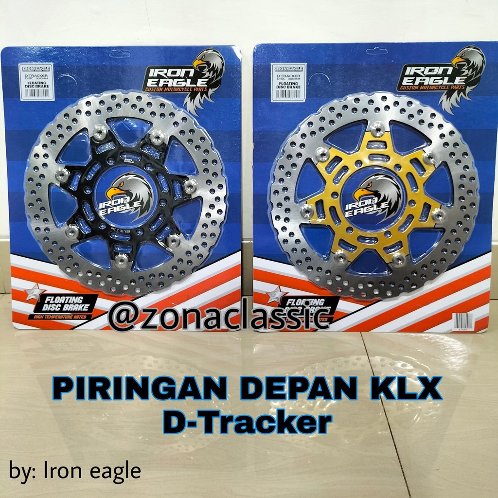 PIRINGAN DEPAN KLX DTRACKER FLOATING DISK BRAKE KLX IRON EAGLE CAKRAM IMPORT 300 MM