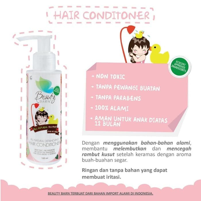 Beauty barn hair conditioner  kondisioner rambut  bayi 