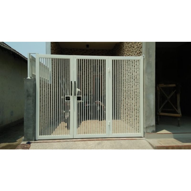 Pagar rumah minimalis / pagar lipat sidoarjo / pagar rumah murah