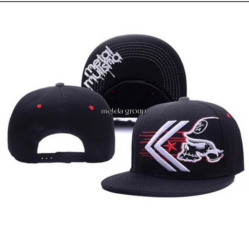 Topi Snapback Caps Metal Mulisma Distro Original Visor Printing Topi Snpabck Pria Wanita Termurah