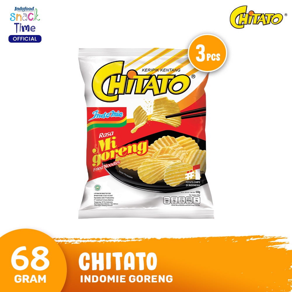 Chitato Indomie Goreng 68 Gr - 3 Pcs