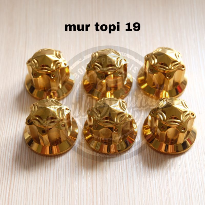 mur probolt topi 19 new model stainless gold original thailand heng