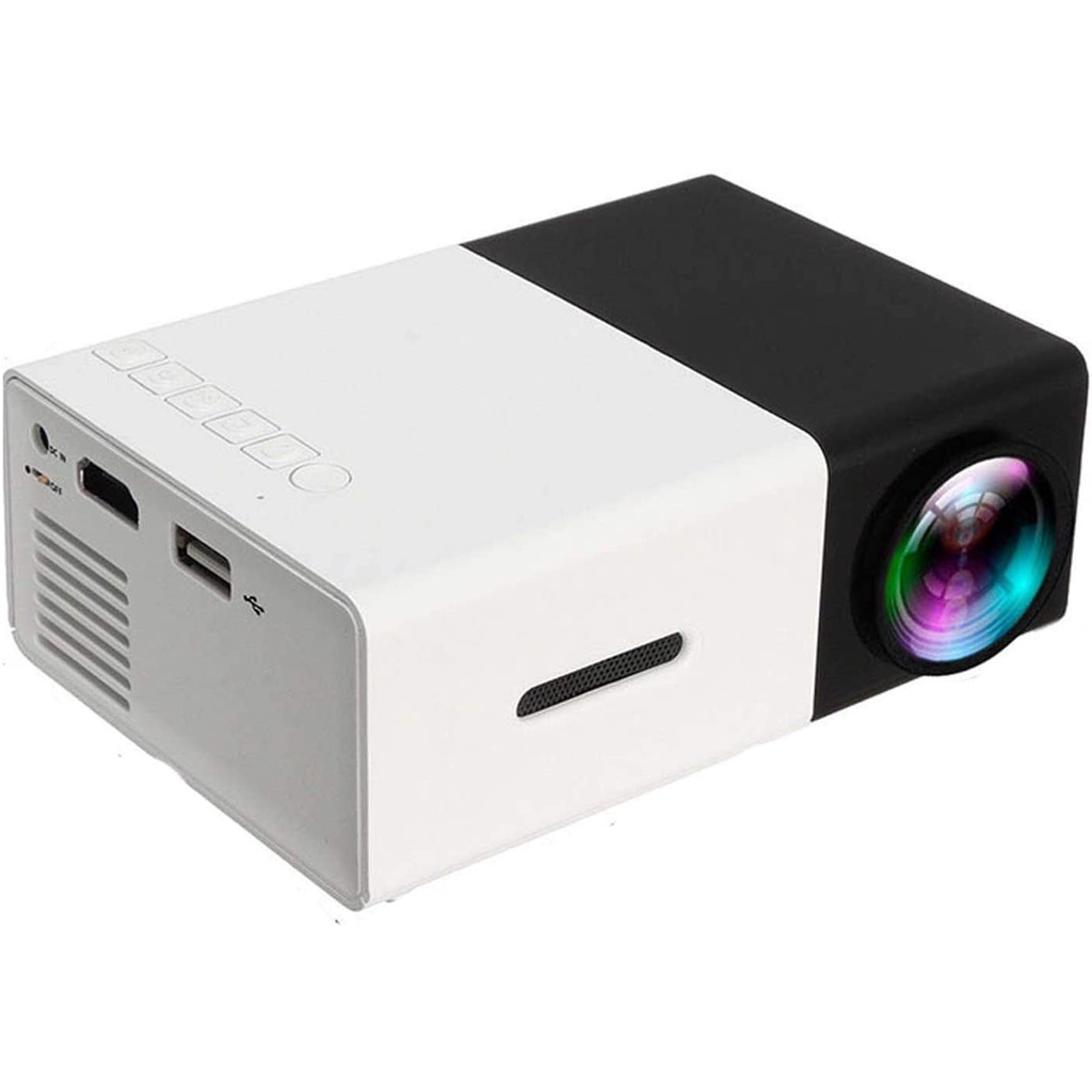 MINI PROYEKTOR LED MINI HOME PORTABLE PROJECTOR YG-300 RECHARGEABLE HOME PROJECTOR BR76